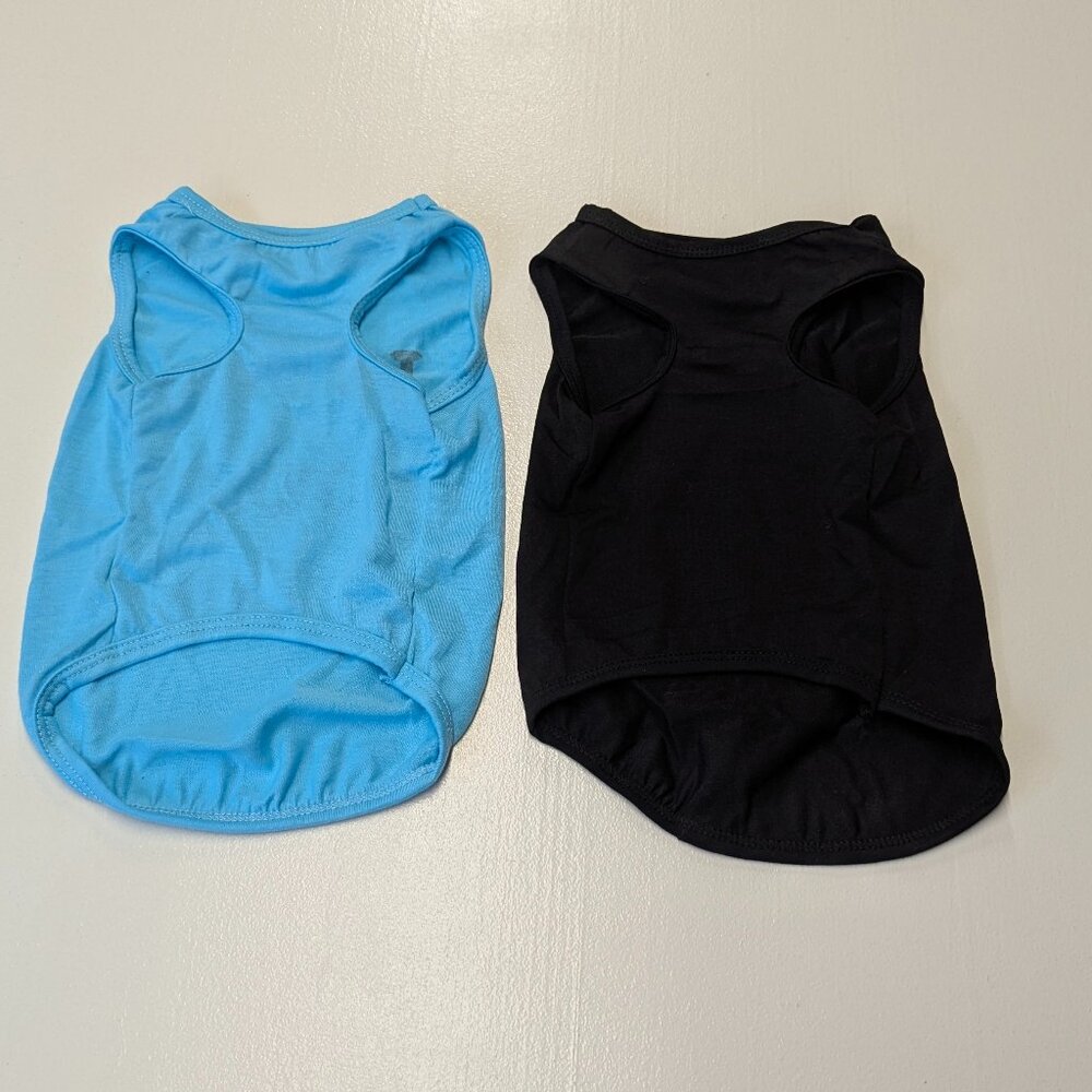Bundle of Born To Be Loved Size *Small Dog Shirts Blue and Black - Picture 5 of 9